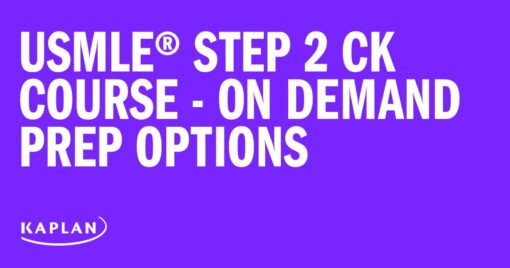 Kaplan USMLE Step 2 CK On Demand 2022 $65.00