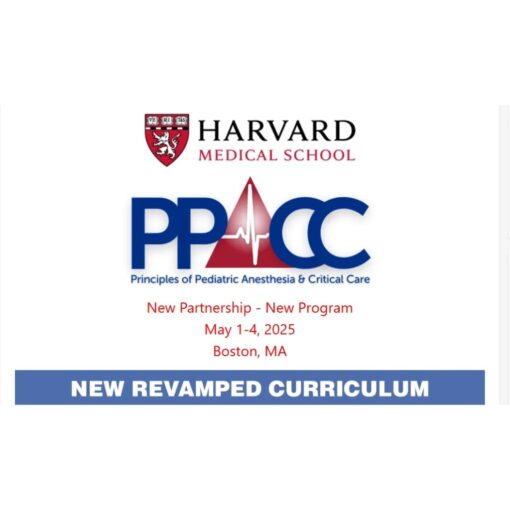 Harvard Principles of Pediatric Anesthesia and Critical Care 2025 $60.00