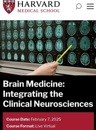 Harvard Brain Medicine: Integrating the Clinical Neurosciences 2025 (Videos with subtitles + Slides)
