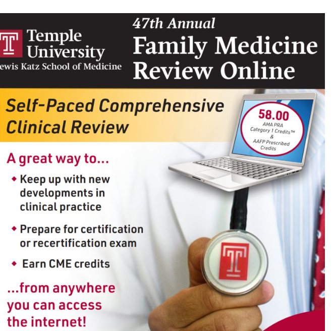 Temple University 47th Annual Family Medicine Review 2023