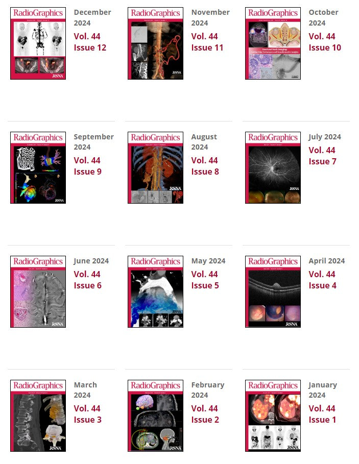 RadioGraphics 2024 Full Archives (True PDF)